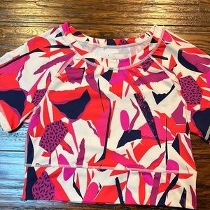 Colorful workout shirt